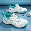 Zapatillas de Bádminton de Suela Blanda para Estudiantes de Primaria, Niños y Niñas, Zapatillas Deportivas de Entrenamiento para Niños de Otoño e Invierno, Zapatillas Deportivas Antideslizantes y Resistentes al Desgaste para Niños