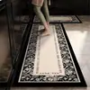 Alfombrilla de suelo de tierra de diatomeas de lujo para cocina, entrada del hogar, antideslizante y resistente a la suciedad, tira larga absorbente especializada para agua y aceite