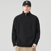 Ropa para Hombre Casa de Arce / Suéter de Punto con Cuello Alto para Hombre Estilo Retro Japonés Abrigo de Suéter Otoño e Invierno Nuevo Holgado de Peso Pesado
