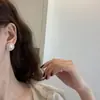 Pendientes Redondos de Perlas Pequeñas de Aroma Nuevo para Mujer, Pendientes Retro Simples de Gama Alta de Nicho, Joyería para Orejas Suave y Elegante