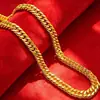 Corrente Cubana Masculina Joia Falsa Dourada Moda Personalizada Dourado Rico Pulseira Presidente Fabricante Fonte Estoque Envio Direto