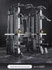 Máquina multifuncional Smith pórtico comercial pássaro horizontal prensa agachamento rack indoor abrangente treinamento equipamento de fitness