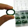 Caixa de reparo com 18 grades e 270 peças de anel de borracha, anel de vedação O-ring para compressor de ar condicionado automotivo, vedação