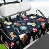 Suministro Especial Transfronterizo de Cojines para Asientos de Carritos de Golf, Cubiertas Antipolvo, Fundas para Asientos, Fundas Protectoras para Asientos de Vehículos Turísticos, Serie Navideña
