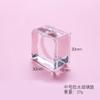 Enxerto de cílios cola de cristal de vidro gaxeta quadrado de mesa de cristal Plantio de cílios auxiliares