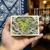 Imán de Refrigerador Cultural y Creativo de la Aldea Miao Qianhu de Guizhou, Corona Miao, Imán de Refrigerador Teñido con Índigo para Tocados Miao, Refrigerador con Bordado Miao