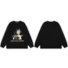 Otoño Erd Melancólico Rico Segunda Generación Viejo Vtg Manga Larga Marca de Moda Americana High Street Cleanfit Camiseta Pesada para Hombre