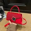 Atacado Bolsa Quadrada Pequena Portátil de Luxo Bolsa Feminina 2025 Inverno Nova Bolsa de Ombro com Padrão de Crocodilo Moda Fecho Bolsa Transversal