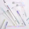 Regla Mitsubishi de Color Degradado Transfronteriza Transparente y Clara Estéreo Escala para Estudiantes de Dibujo 15cm Regla de Oficina para Exámenes