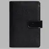 Cuaderno de cuero PU transfronterizo, color macarrón, carpeta A6 con bolsillo con cremallera, cuaderno de presupuestación y contabilidad de efectivo, al por mayor