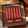 20 Peças de Ímãs Macios de Couplet Estilo Chinês Texto Criativo Armário de Arquivos Decoração de Metal para Carro Festa da Primavera Adesivos Magnéticos para Geladeira