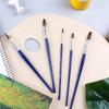 Set de 5 Pinceles Gouache para Estudiante Pinceles para Pintura Artística Pigmento Cabeza Plana Pincel para Óleo Abh97898