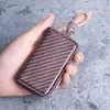 Ventas Directas de Fábrica Transfronterizo Estilo Coreano Funda para Llave de Coche Modelo Universal Unisex Almacenamiento de Llaves Funda de Cuero Mini Funda para Llave