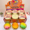 Pan de Emoticono Grande de Maltosa Juguete Squishy para Alivio del Estrés, Rebote Lento Juguete Realista de Comida