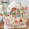 Formato de Ovo Criativo Casca Quebrada Embalagem de Flores DIY Presente de Aniversário Embalagem de Bolo de Flores Venda por Atacado