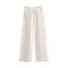 Jeans Wide Leg Slim Look de Cintura Alta para Meninas Cheinhas Calças Retas Soltas Pequenas Estilo Coreano Novo All-match Arrastando