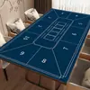 Tapete para Mesa de Póker Texas Hold'Em con Base de Goma Antideslizante, Tierra de Diatomeas, Formas Cuadradas y Redondas, Tapete para Juego de Texas Hold'Em, Exclusivamente para Ventas Transfronterizas
