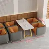 Nuevo stand de casa de té, sofá, cafetería, restaurante, área de descanso, tienda de té con leche, mesa y silla de combinación para negociación informal