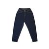 Calça Jeans Harlan Plus Size Cintura Média Alta Sobre Jane Fashion Calça Jeans Solta de Algodão Elástico Calça Casual Plus Size