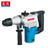 Taladro de impacto Dongcheng martillo eléctrico pico eléctrico tres en uno alta potencia mango cuadrado pesado taladro de presión de aceite FF03-26SH venta al por mayor