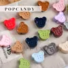 Accesorios para Joyería DIY Oso Lindo de Acrílico con Agujero Recto Botones Cuentas Tocado Hecho a Mano Accesorios DIY Accesorios Colgantes