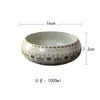 Estilo Vintage Estilo Chino Horno Ru Nuevo Chino Tapa Incrustada en Oro y Plata Tazón Tetera Taza de Té Cerámica Taza de Feria Colador de Té Set