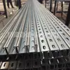Soporte fotovoltaico de acero en forma de C soporte solar fotovoltaico soporte de zinc-aluminio-magnesio accesorios para soporte de terremotos canal en U viga longitudinal
