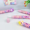Caneta Borracha Giratória Desenho Animado Unicórnio Padrão Fofo Cultural e Criativo, Borracha de Apagar Limpa, Material Escolar para Estudantes