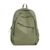 Mochila de Viaje, Aspecto Elegante, Mochila Ligera para Exteriores, Color Sólido, Casual, Gran Capacidad, Bolso Escolar Sencillo y Personalizado para Estudiantes Universitarios