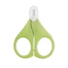 Cortauñas de Acero Inoxidable para Bebé, Tijeras para Niños, Tijeras Lindas con Cubierta Antipolvo, Cortauñas para Niños Pequeños, Tijeras para Bebé Anti-pellizco
