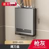 Gun Ash Cozinha Rack de armazenamento Punch-Free Condimento de parede multifuncional Faca Suporte Tábua de corte Dreno Armazenamento Tempero Rack