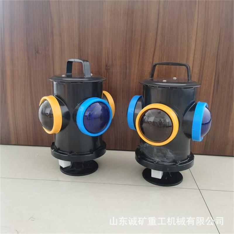 立式扳道器交通信号灯 视觉信号铁路标志灯 充电扳道器信号灯