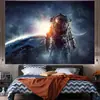 Fondo de tela para celebridad de internet astronauta tela colgante ins decoración de cabecera de dormitorio de estudiante tela de pared fondo de diseño de habitación moda