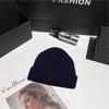 Sombrero de Lana Tejido Estilo Coreano de Cúpula Otoño e Invierno Sombrero de Hostal para Mujer Sombrero Baotou Yuppie de Moda Sombrero Guapi Rebelde para Hombre