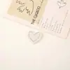 Roupas de Estilo Casual e Acessórios de Moda, Materiais de Decoração para Capa de Celular, Patches de Bordado Criativos em Forma de Coração para DIY