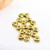 Piezas Separadoras Irregulares de 6 mm Color Cobre Chapado en Oro de 18 Quilates que Conservan el Color, Cuentas Planas de Plata Triturada, Cuentas Separadoras Accesorios para Manualidades con Cuentas Hechas a Mano
