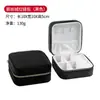 Cremallera simple portátil caja de joyería de franela caja de almacenamiento de anillos pendientes coreanos caja de regalo de joyería fábrica mayorista