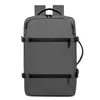 Mochila de Viaje de Negocios Sencilla para Hombre, Bolsa para Computadora Multicapa de Gran Capacidad, Bolso Tote Grande de Hombro para Viajes de Negocios