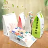 Bolsa de Embalaje para Pan con Apertura de Ventana y Recubrimiento de Agua Alcalina, Bolsa de Papel para Donas a Prueba de Aceite y Humedad, Bolsa para Croissants y Tostadas con Tira Trasera Engrosada