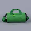 Bolsa de Viaje Cilíndrica, Bolsa de Fitness para Hombre, Bolsa de Mano con Textura de Tela Oxford, Bolso Cruzado Ligero de Viaje, Bolso Tote Deportivo