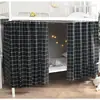 Cortinas de cama com estampas vibrantes para dormitórios universitários, fabricadas industrialmente, adequadas para camas de solteiro, tecido blackout, usadas para cobrir e ocultar a cama