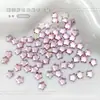 Nuevos y Modernos Rhinestones de Mono Estrella de Colores Brillantes Estrella de Cinco Puntas de Fondo Plano Decoraciones de Arte de Uñas de Vidrio K9 Venta al Por Mayor