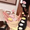 Acessórios Dopamina Estilo Coreano Presilha de Cabelo Adorno de Cabeça Clipe Contínuo para Shows Clipe Lateral Penteado Feminino Requintado para Férias na Praia