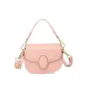 Bolsa Transversal Pequena Feminina Infantil Transfronteiriça 2026 Novo Estilo Fashion Simples Pequena Quadrada Versátil Textura Bolsa Transversal