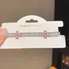 Pulsera de flor y mariposa con gema rosa Padparadscha, sensación de lujo ligero y alta gama, accesorio de moda elegante y dulce para banquetes