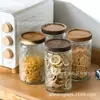 Amazon Frasco de Vidrio Transparente Sellado Frasco de Almacenamiento Frutas Secas Cereales Frasco para Té Café Frasco Sellado