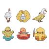 Amazon nuevo broche de animal de dibujos animados de patito amarillo lindo travieso insignia de patito creativo accesorios
