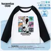 Camiseta de manga larga de Minecraft para niños, ligera, para adolescentes y niños, camiseta base de algodón puro para otoño