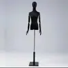 Accesorios para Maquetas de Vestidos de Novia, Escaparate de Tienda de Ropa Femenina, Maniquí de Cuerpo Entero Blanco y Negro, Soporte de Exhibición para Vestidos