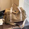 Bolsa de Viaje de Gran Capacidad para Mujer, Bolsa de Yoga y Fitness, Estilo Bosque a Cuadros, Bolso de Mano para Viajes de Negocios de Corta Distancia, Bolsa de Almacenamiento